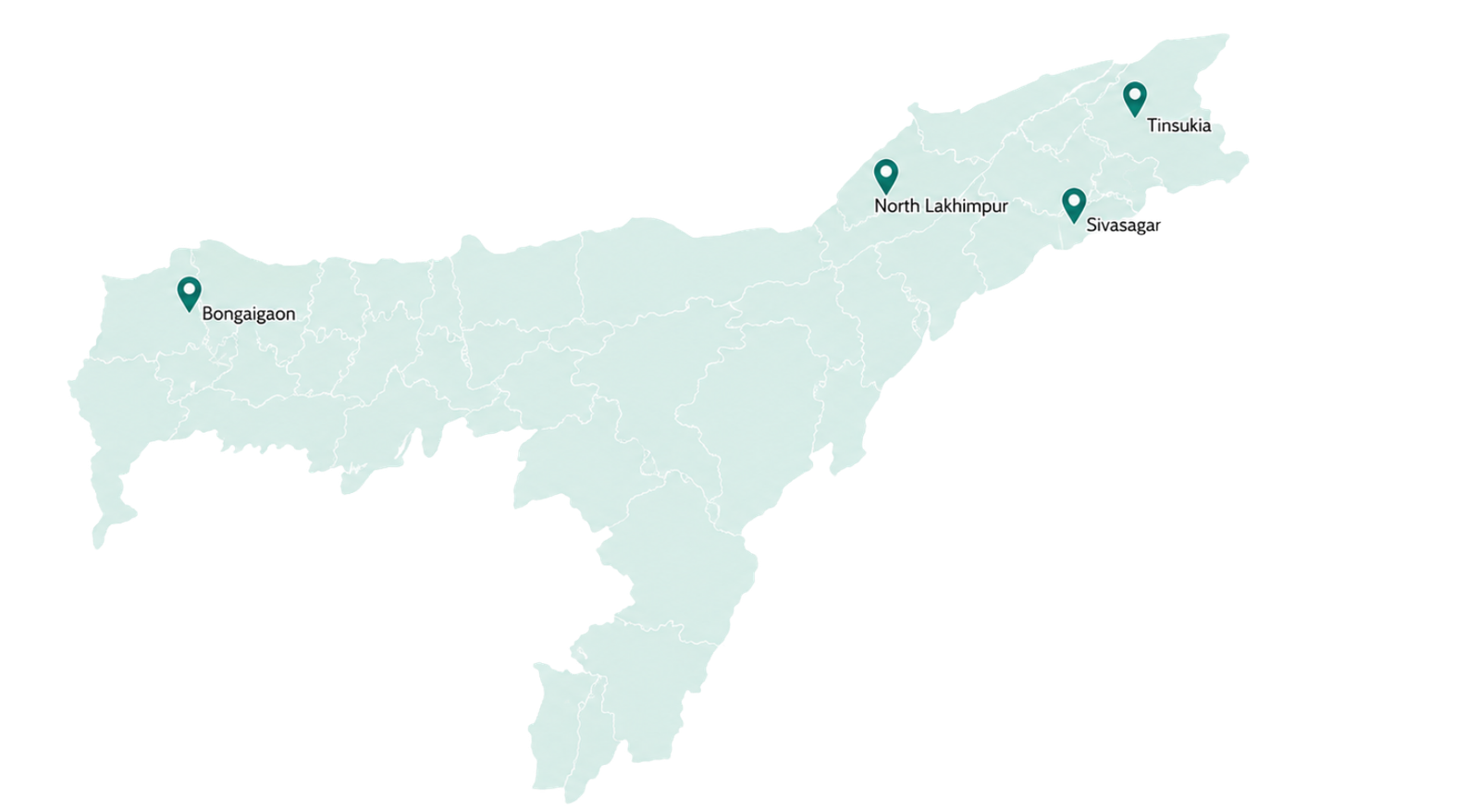 Uttar Pradesh Map Visual