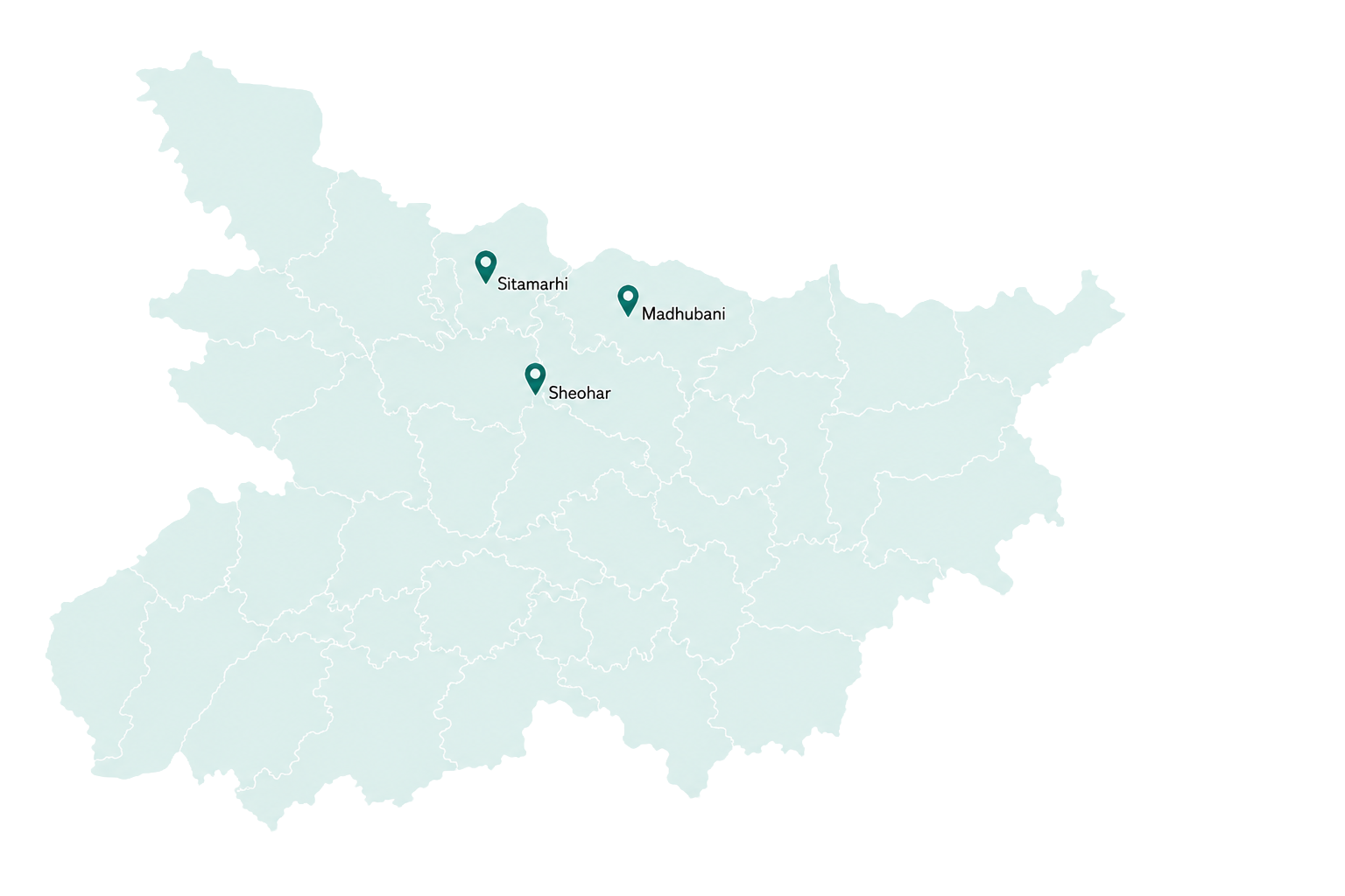 Uttar Pradesh Map Visual