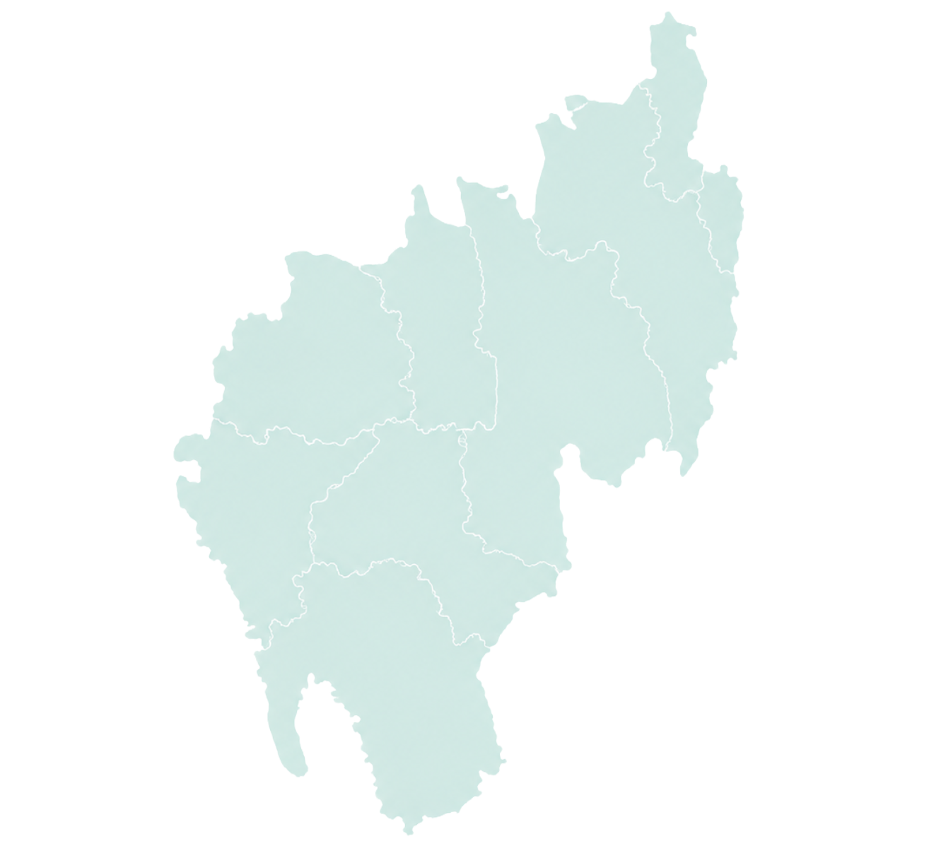 Uttar Pradesh Map Visual